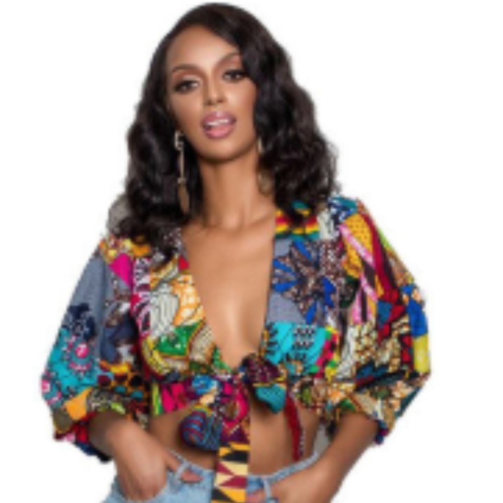 Ankara print top